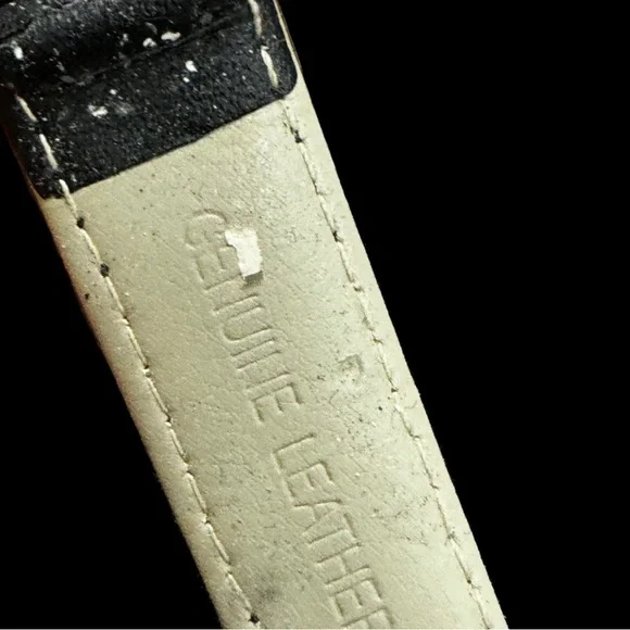 Vintage Hermes Heure H Watch Gold Face